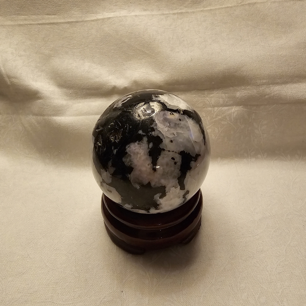 Rainbow Moonstone Crystal Sphere